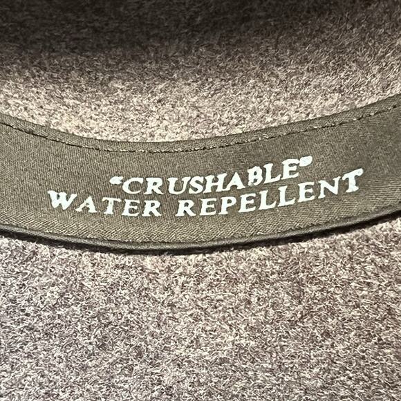 STETSON Gray Mello Felt Hat XL USA Made 100% Wool Crushable WPL 4384 - Picture 11 of 13